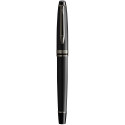 Ручка ролер Waterman EXPERT Metallic Black Lacquer RT RB 40 046