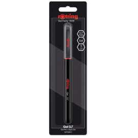 Ручка гелева Rotring Black GEL 0,7 блістер R2115362