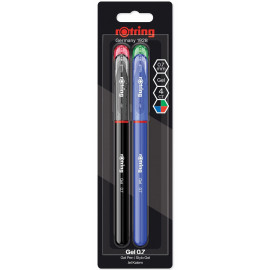 Ручка гелева Rotring Standard Colors GEL 0,7 блістер 4шт R2115363