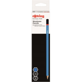 Набір простих олівців Rotring WCP Core Blue HB 12шт R2090065B