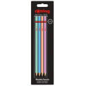 Набор простых карандашей Rotring WCP Metallic Assorted Colors HB блистер 4шт R2094214