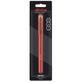 Ручка гелева Rotring Red GEL 0,7 блістер R2115362R
