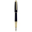 Перьевая ручка ST Dupont Olympio L Black Ch.Lacquer GP FP Du480574m