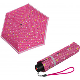 Зонт детский Knirps Rookie Manual Triple Pink Reflective Kn95 6050 8540