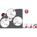 Парасолька складана Knirps T.100 Small Duomatic Id Red Kn9531004045 Парасолька складана Knirps T.100 Small Duomatic Id Red Kn9531004045