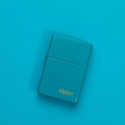 Запальничка Zippo Classic Flat Turquoise Zippo Logo Zp49454zl