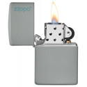 Запальничка Zippo Classic Flat Grey Zippo Logo Zp49452zl