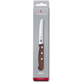 Ніж для томатів Victorinox WOOD Tomato & Table 11см хвил дерев’ян 5.0830.11G