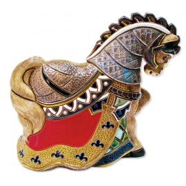 Фигурка De Rosa Rinconada Large Wildlife Конь Турнирный крас. (лим.вып. 1000 шт) Dr442r-47