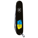 Складаний ніж Victorinox SPARTAN UKRAINE Тризуб фігурний на фоні прапора Vx13603.3_T1026u Складаний ніж Victorinox SPARTAN UKRAINE Тризуб фігурний на фоні прапора Vx13603.3_T1026u