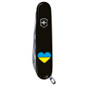 Складной нож Victorinox HUNTSMAN UKRAINE Сердце сине-желтое Vx13713.3_T1090u
