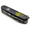 Складной нож Victorinox HUNTSMAN UKRAINE Колоски пшеницы желт. 1.3713.3_T1338u