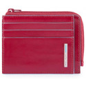 Кредитниця Piquadro Blue Square (B2) Red PP4822B2R_R