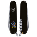 Складной нож Victorinox CLIMBER UKRAINE Трезубец-Ласточка + Слава Україні 1.3703.3_T1220u