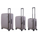 Набір валіз Lojel Cubo V4 S/M/L Warm Gray Lj-1627-38340 Набір валіз Lojel Cubo V4 S/M/L Warm Gray Lj-1627-38340