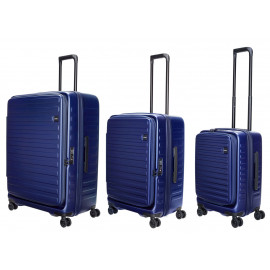 Набір валіз Lojel Cubo V4 S/M/L Navy Blue Lj-1627-61340