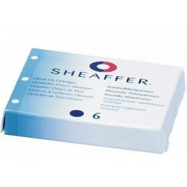 Картриджи Sheaffer черн. 6шт Sh962330