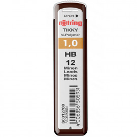 Грифелі Rotring 1,0мм HB (12) S0312700