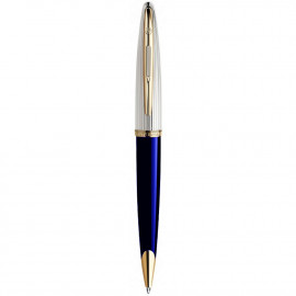 Ручка кулькова Waterman CARENE Deluxe Blue Lacquer/Silver GT BP 21 202