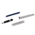 Ручка перьевая Waterman HEMISPHERE Stainless Steel CT FP F 12 004