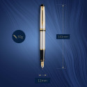 Ручка перова Waterman EXPERT Stainless Steel GT FP 10 042
