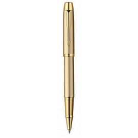 Ручка-ролер Parker IM Brushed Metal Gold GT RB 20 322G