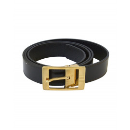 Ремінь Parker двосторонній чорний з класичною пряжкою GT (30мм)