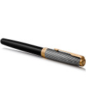 Перьевая ручка Parker SONNET Black Cisele Silver GT FP F 87 311