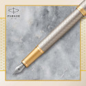 Перьевая ручка Parker IM Premium Warm Silver GT FP F 24 111
