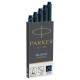 Картриджи Parker Quink /5шт. т.син. 11 410BLB