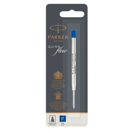 Стрижень Parker QuinkFlow кульк. син. F блістер 10 231BLU
