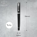 Ручка-роллер Parker URBAN Muted Black CT RB 30 122