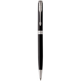 Ручка кулькова Parker SONNET Slim Black Lacquer CT BP 86 131
