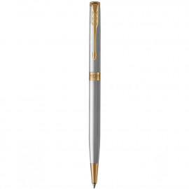Ручка кулькова Parker SONNET Slim Stainless Steel GT BP 84 131