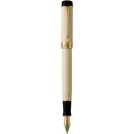 Ручка перова Parker DUOFOLD Classic Ivory & Black GT FP F 92 201