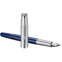 Ручка перьевая Parker SONNET SE Atlas Blue Silver PT FP F 88 311