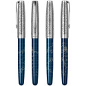 Ручка перьевая Parker SONNET SE Atlas Blue Silver PT FP F 88 311