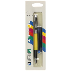 Ручка перова Parker JOTTER Originals Yellow CT FP M блістер 15 316