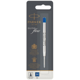 Стрижень Parker QuinkFlow кульк. син. M блістер 10 232BLU