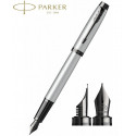 Ручка перова Parker IM Achromatic Grey BT FP F 22 811