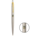 Ручка кулькова Parker JOTTER Stainless Steel GT BP Герб України жовто-синій 16032_T005c