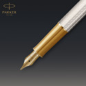 Перова ручка Parker SONNET Silver Mistral GT FP F 88 611