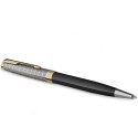 Ручка кулькова Parker SONNET Metal & Black Lacquer GT BP 68 132