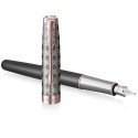 Ручка перьевая Parker SONNET Metal & Grey Lacquer PGT FP F 68 211