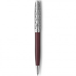 Ручка кулькова Parker SONNET Metal & Red Lacquer CT BP 68 332