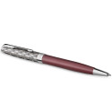 Ручка кулькова Parker SONNET Metal & Red Lacquer CT BP 68 332