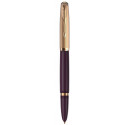 Ручка перова Parker PARKER 51 Deluxe Plum GT FP18 F 57 111