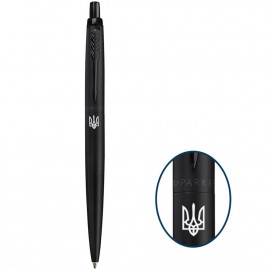 Ручка кулькова Parker JOTTER XL Monochrome Black BT BP Тризуб 12432_TR