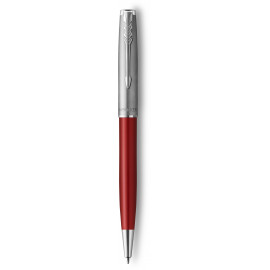 Ручка кулькова Parker SONNET Essentials Metal & Red Lacquer CT BP 83 632