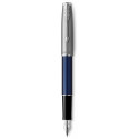 Ручка перова Parker SONNET Essentials Metal & Blue Lacquer CT FP F 83 711